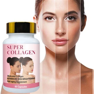 Multi Collagen Capsules rau cov plaub hau loj hlob