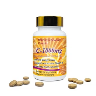 Vitamin C Chewable Tablets 1000 mg rau daim tawv nqaij